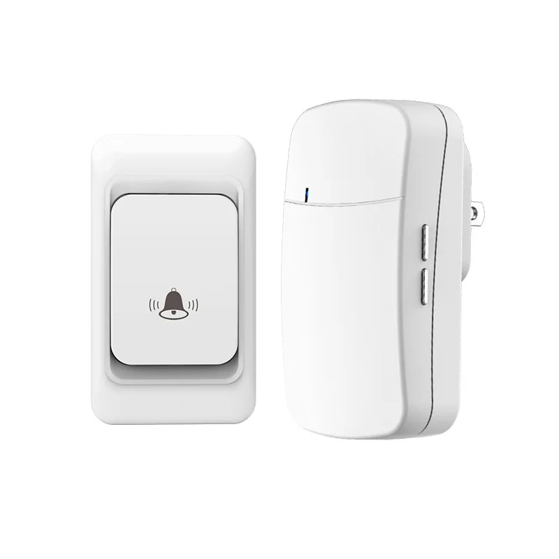YIERYI 3 скорости громкости RF433 150 м дверной звонок колокольный колокольчик Аккумуляторный Электрический аккумулятор ЕС Великобритания США штекер IP44 водонепроницаемый беспроводной Звонок