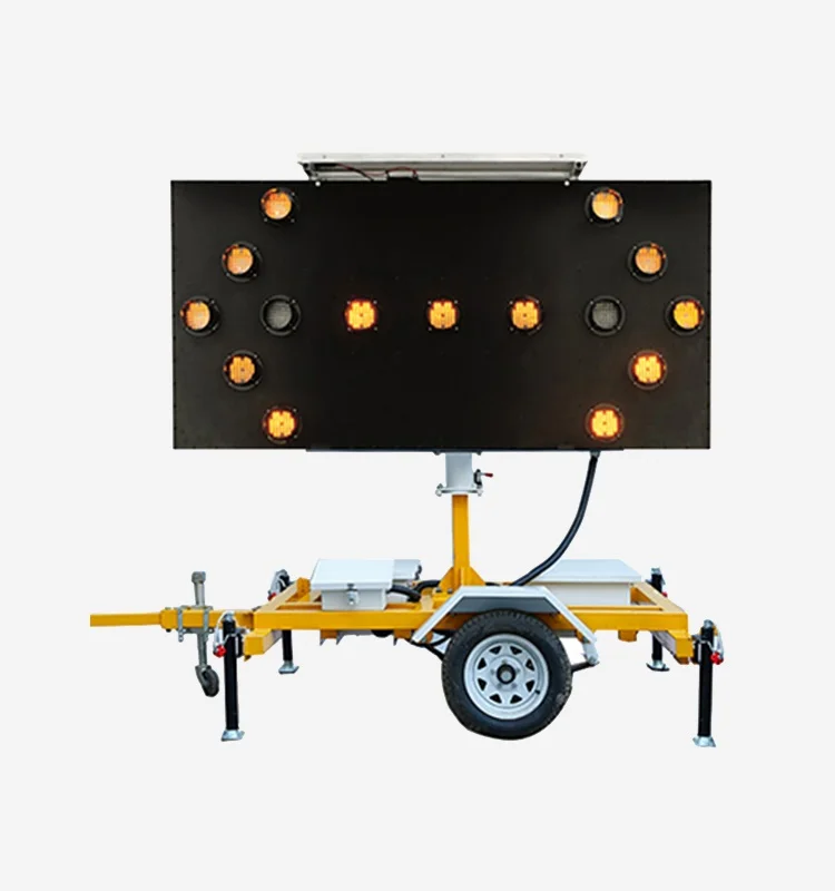 Mobile Traffic Mounted Trailer Led Flashing Arrow Board