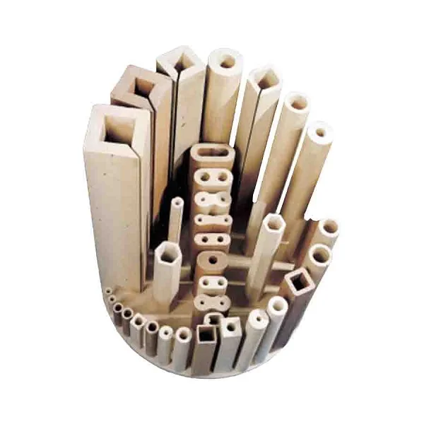 Refractory cordierite mullite extruded hollow Fixed props / batt / pillar for sanitary ware