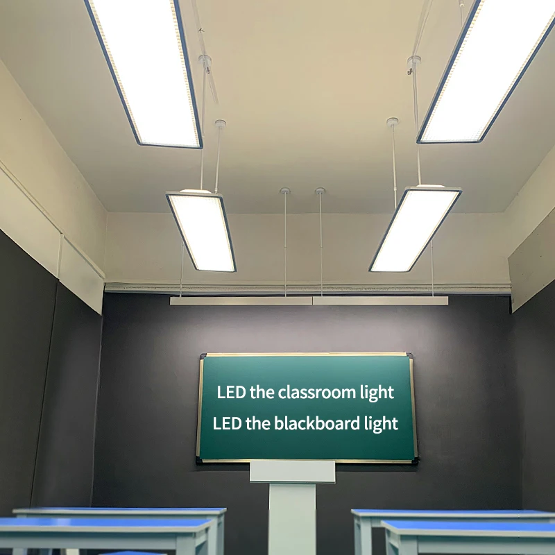  38W student eye protection special lighting grille anti-glare school training office meeting room chandelier LED classroom