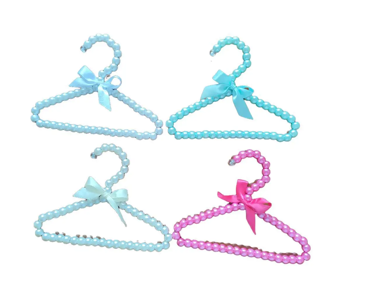 Wholesale Cute Dog pet clothes Pearl Hanger Rack Cat Clothing Pet baby children clothes sweater Hanger