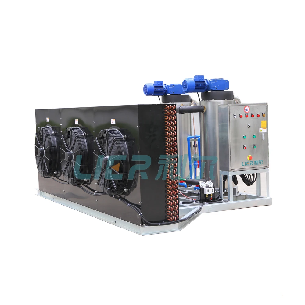 China High Quality Liquid Ice Systems for Land use or Boat , Seawater Slurry Ice Machines 1~30tons