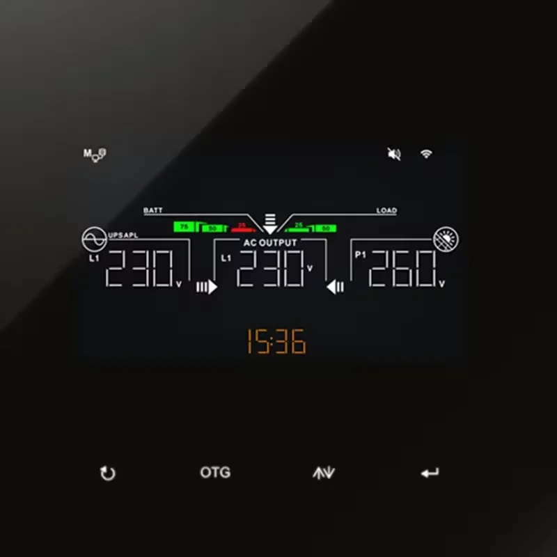 Kebos KH-I WP 12 кВт бесперебойный источник питания трехфазный чистый синусоидальный Гибридный солнечный инвертор с RS232 RS485 USB-портами