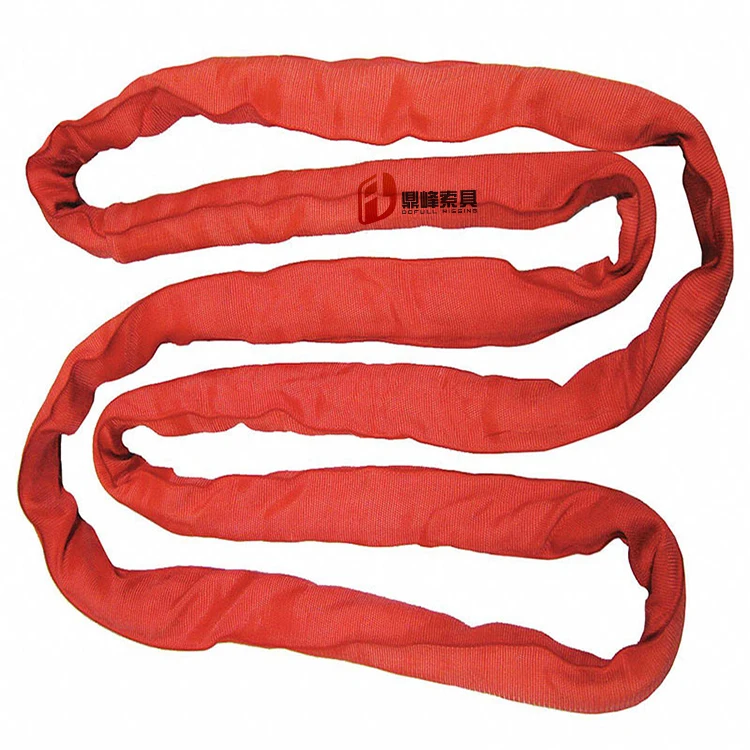 Бесконечный круглый подъемный строп из полиэстера, 25 тонн