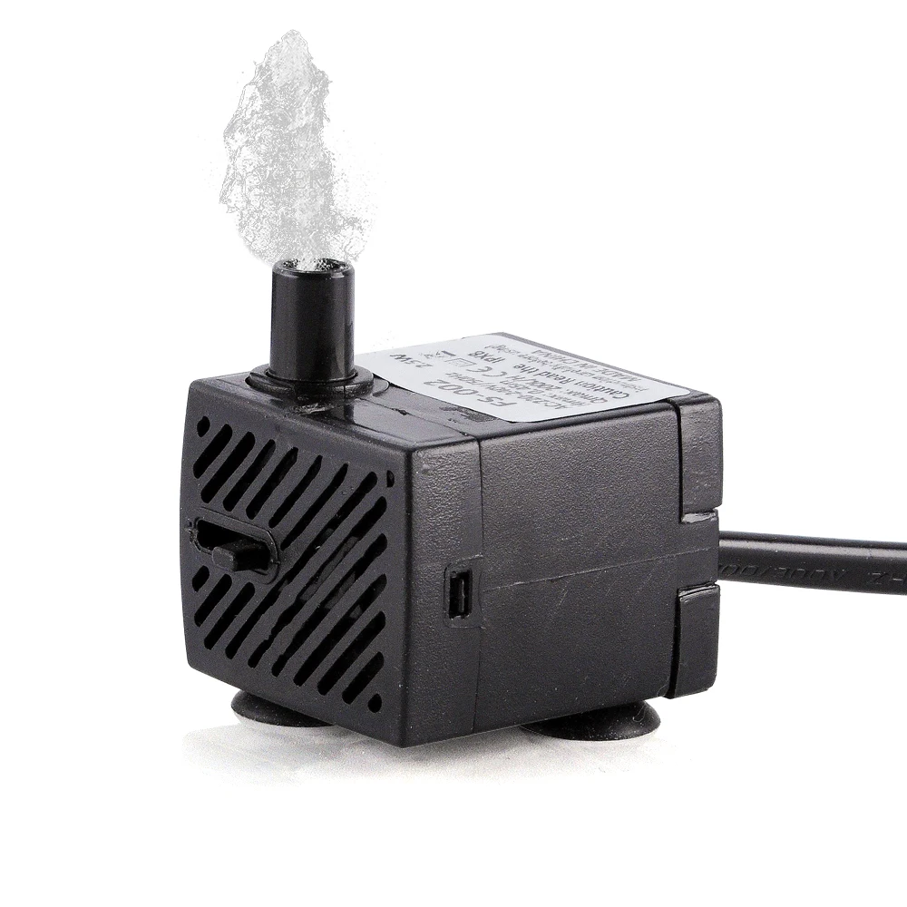 Freesea Mini Aquarium Water Pump For Pet USB 2w 3w 4W Pet Drinking Water Fountain Dispenser AC DC Wireless Mini Pet Water Pump