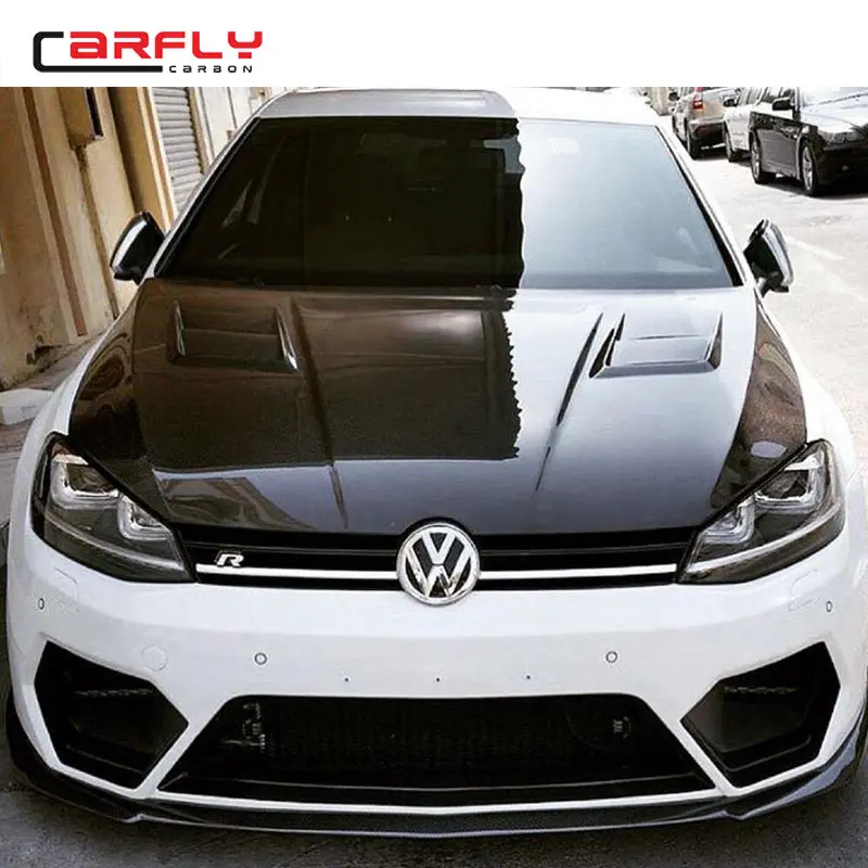  MK7 капоты двигателя из углеродного волокна для Golf 7 aspec