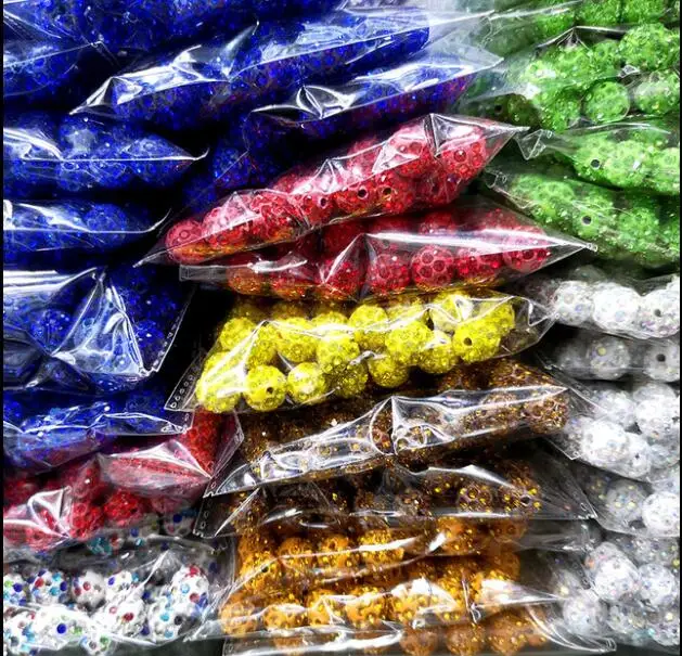 Wholesale Rhinestone Beads Resin Acrylic Beads Crystal Rhinestone For DIY Necklace Bracelet Jewelry