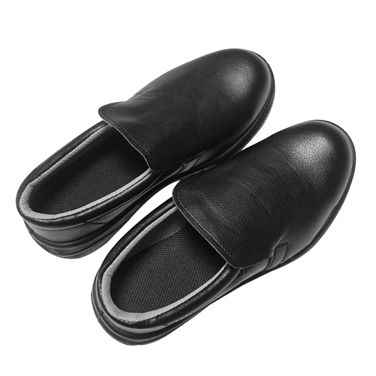 Steel Toe Design PU Injection Dual Density Outsole Anti-slip ESD Antistatic Cleanroom Safety Shoes