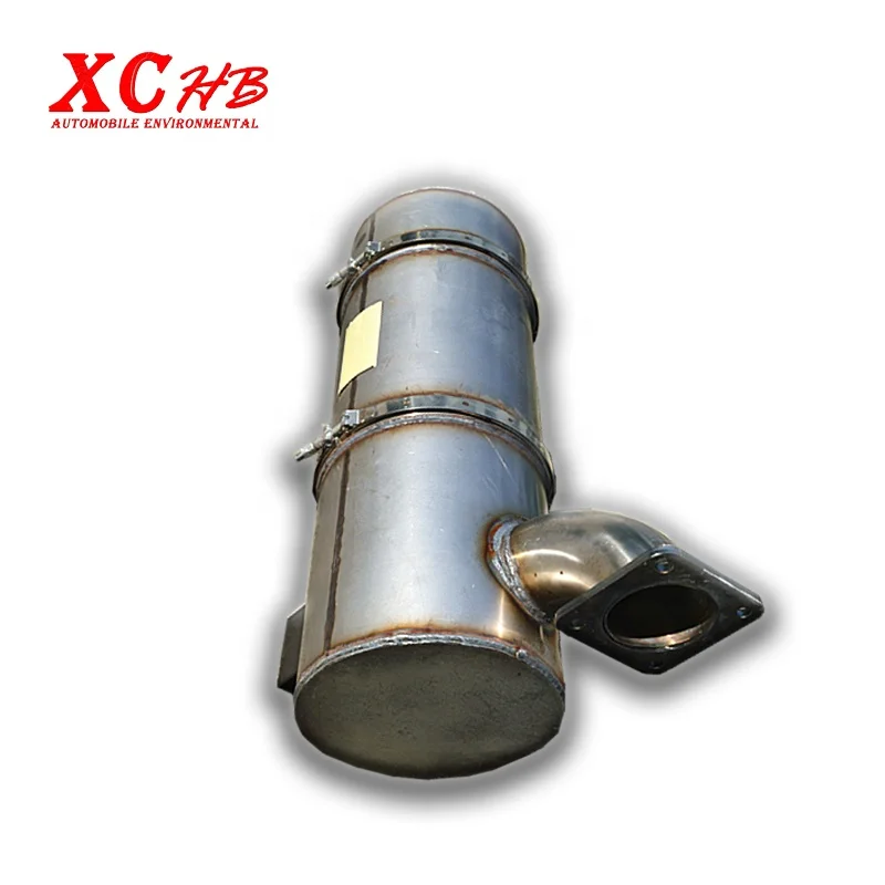 SCR Catalytic Muffler  pressure boost Diesel particulate filter  suitable for medium and heavy trucks  emissions meet Euro 5