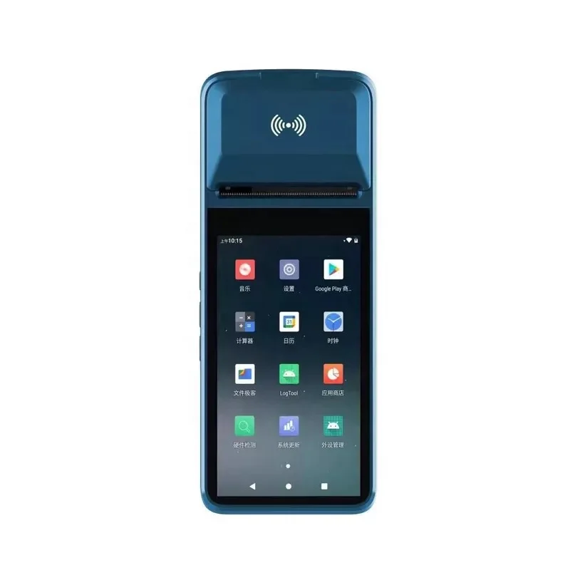 Портативный мобильный телефон H8C система Android 11 сенсорный экран Ручной беспроводной Pos-терминал с принтером для билетов