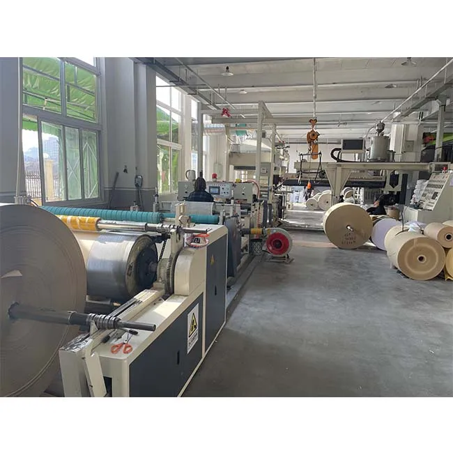 Intelligent OPP Film PP Woven Nonwoven Fabric Bopp Full Automatic Lamination Machine With Roll To Roll