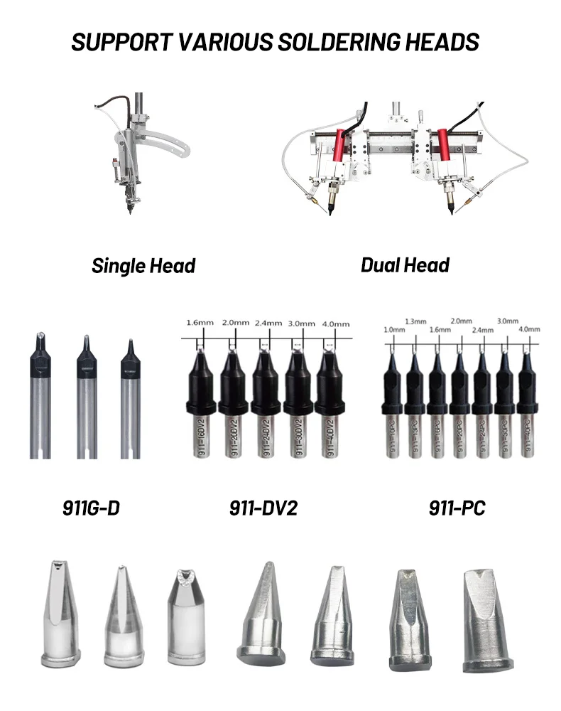 4 Axis Automation Desktop Smd Thermostat System Robotic Pcb Soldering Robot Soldering Machine Soldering Wire Automatic 3~5 Axis