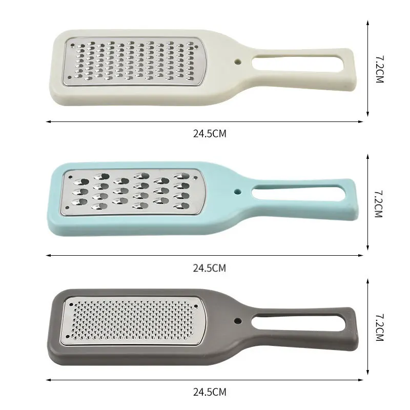 Plastic Handle Cheese Stainless Steel grater Potato cucumber garlic puree Kitchen utensils Grater Multi-functional for home use