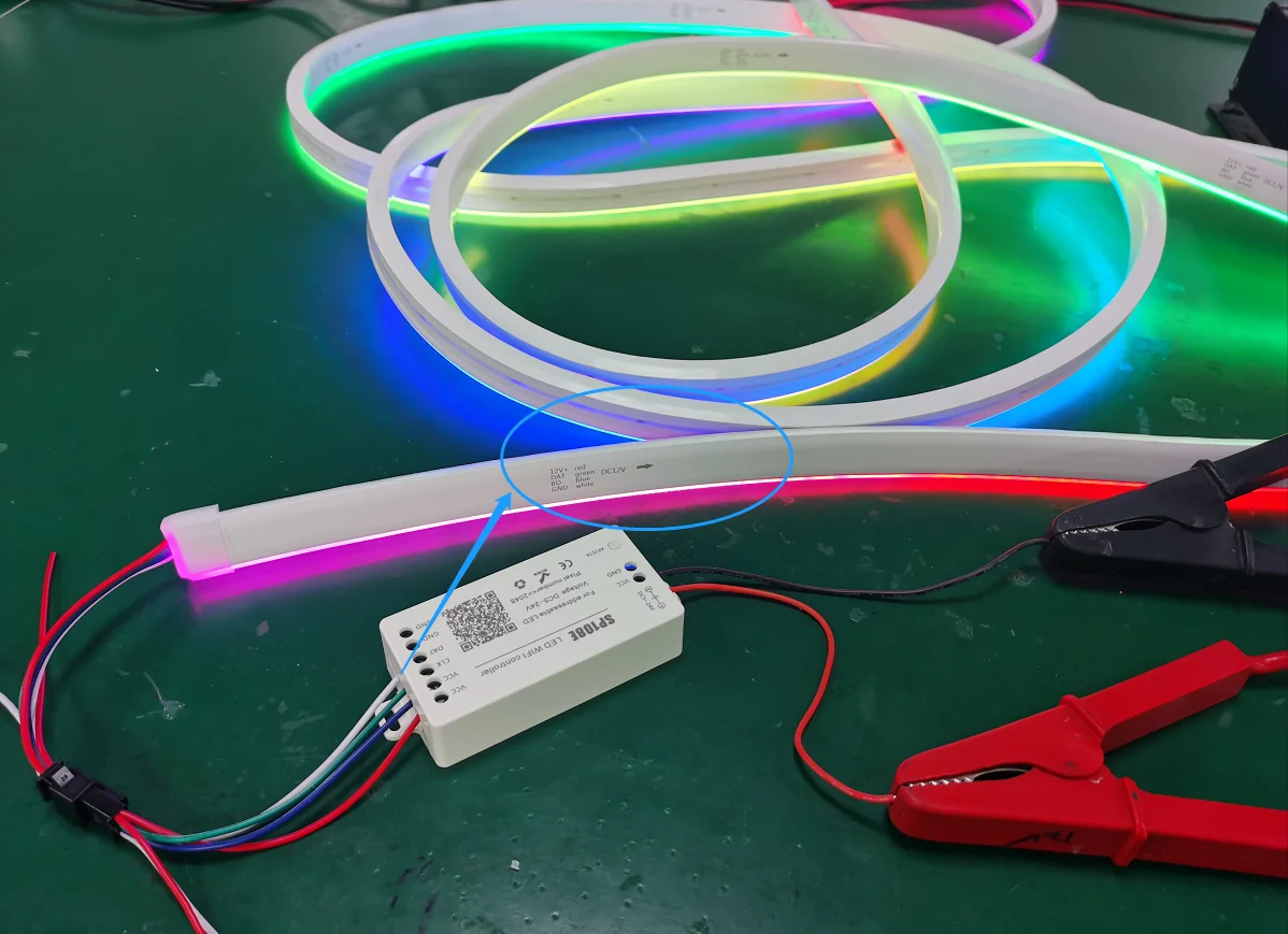 Dream Color Rgbw DC12V 24V Magic Digital  LED neon Strip Rgbic Led Intelligent Addressable Light Strip