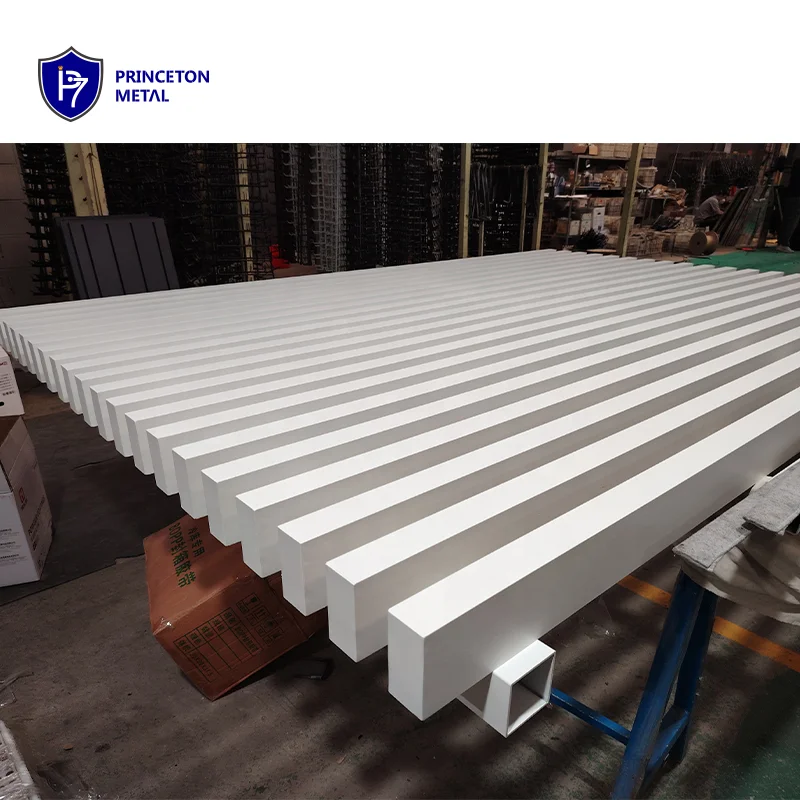 Modern Design Aluminum Extrusion Profile for Office Building Exterior Wall Batten for Curtain Walls Aluminum Cladding Facade