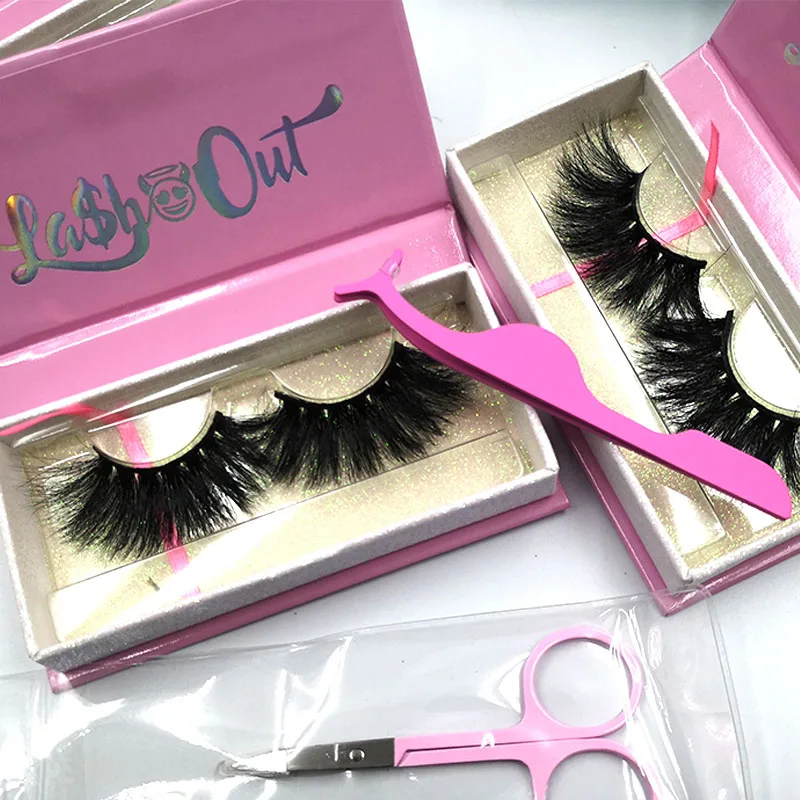 New Styles 3D Mink False Eyelashes Custom Lashes hebei mink lashes 3d wholesale vendor 25mm lshes eyelashes mink lashbeauty