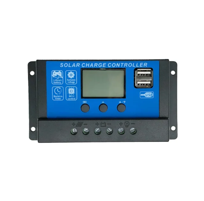 PWM Солнечный контроллер 10A20A30A60ALED солнечный уличный фонарь заряда и разряда