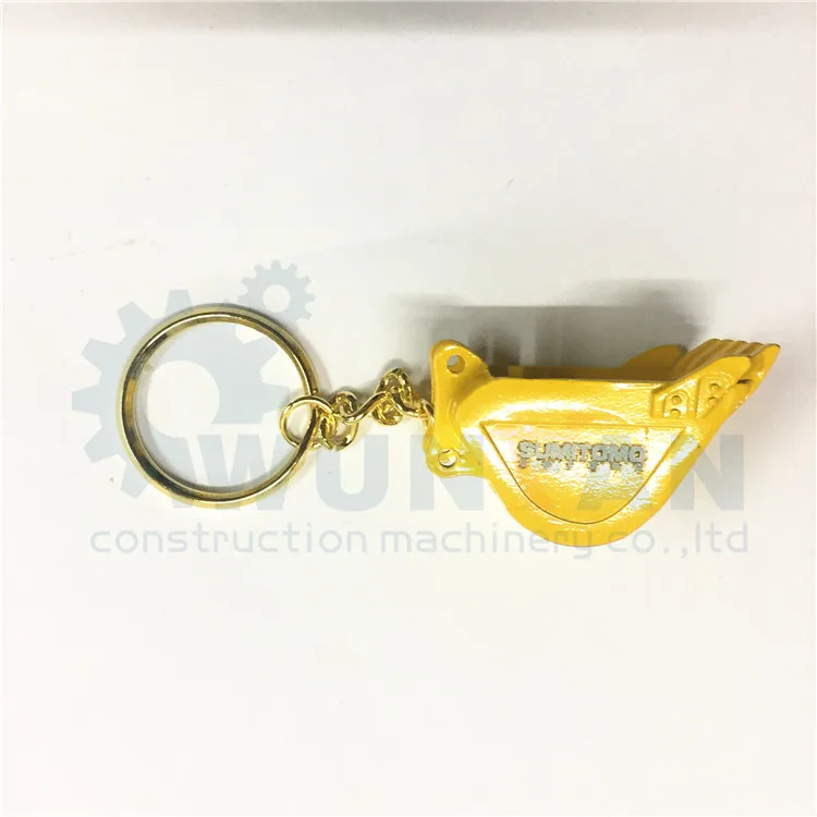 Excavator SH key ring excavator bucket key chain
