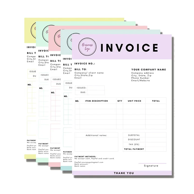 Competitive Price Invoice Paper Continuous Receipt Form Carbonless Computer Paper