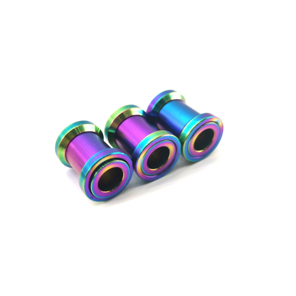 Bicycle accessories shock absorber titanium alloy bushing buffer sleeve double shock absorber triangle plate bushing