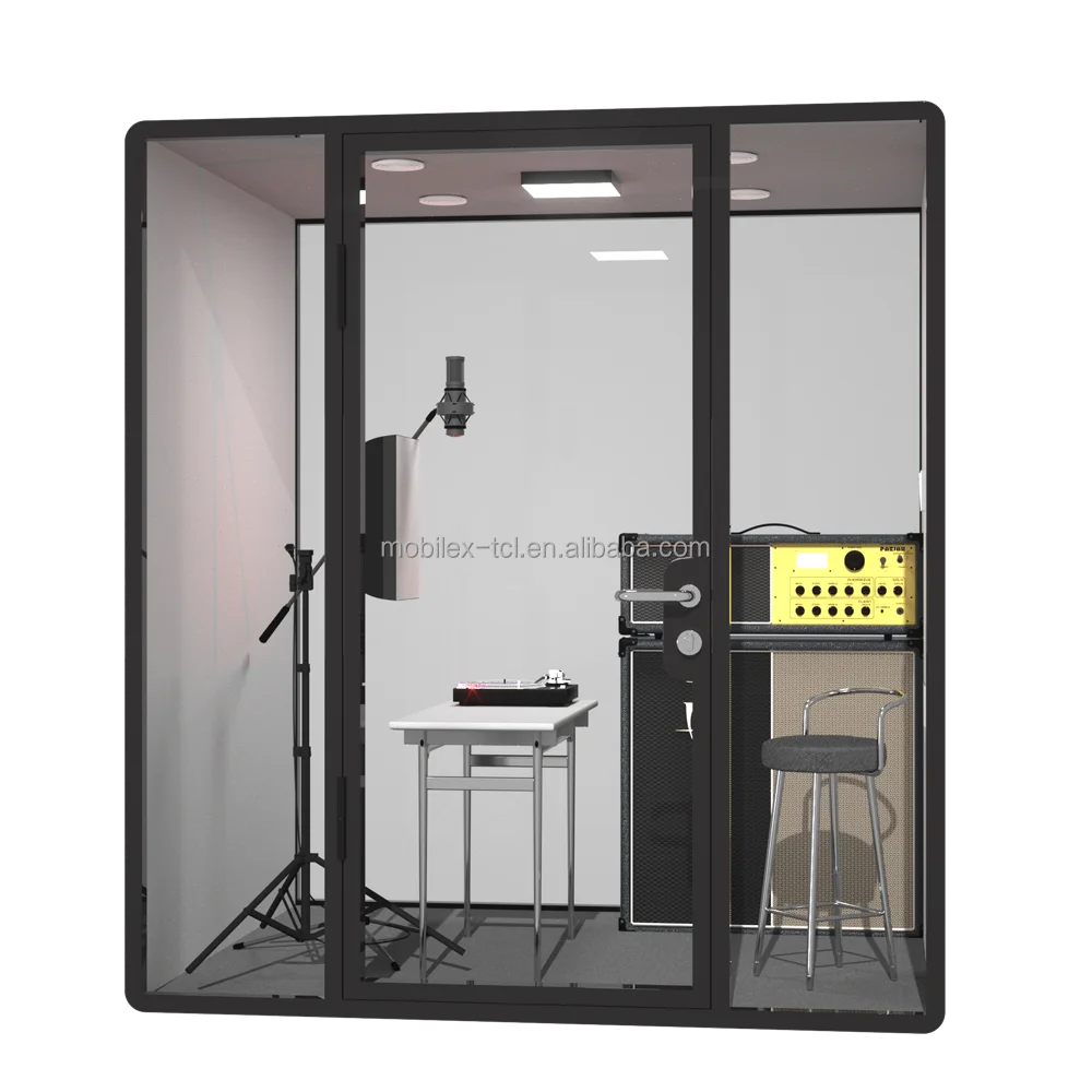 Wholesale UK music practice recording soundproof singing booth