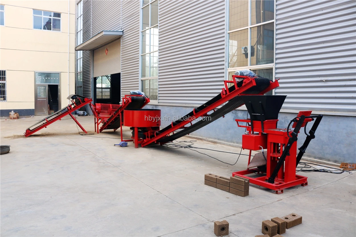 HBY2-15 equipment for small business at home Eco Brava small manual interlocking brick machine be famous in Africa