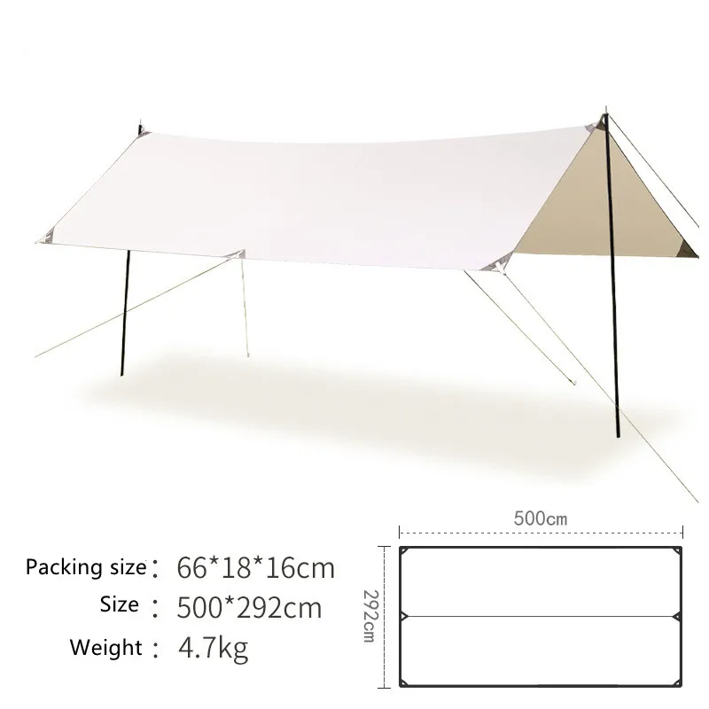 Grade Outdoor Patio Canopy Awning Fabric Cloth Screen  UV Block UV Resistant Heavy Duty Commercial Rectangle Sun Shade Sail