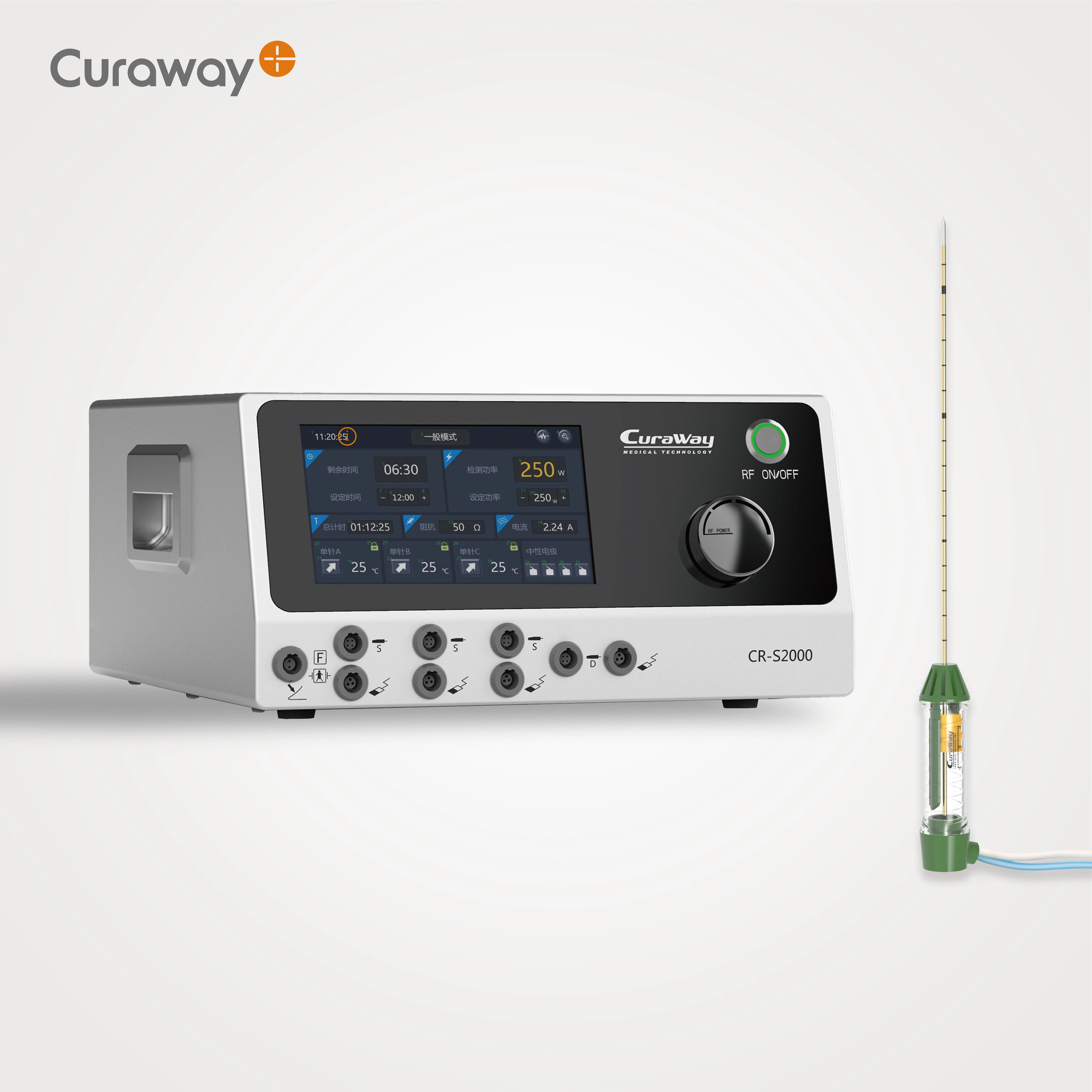 Система радиочастотной абляции с твердой опухолью