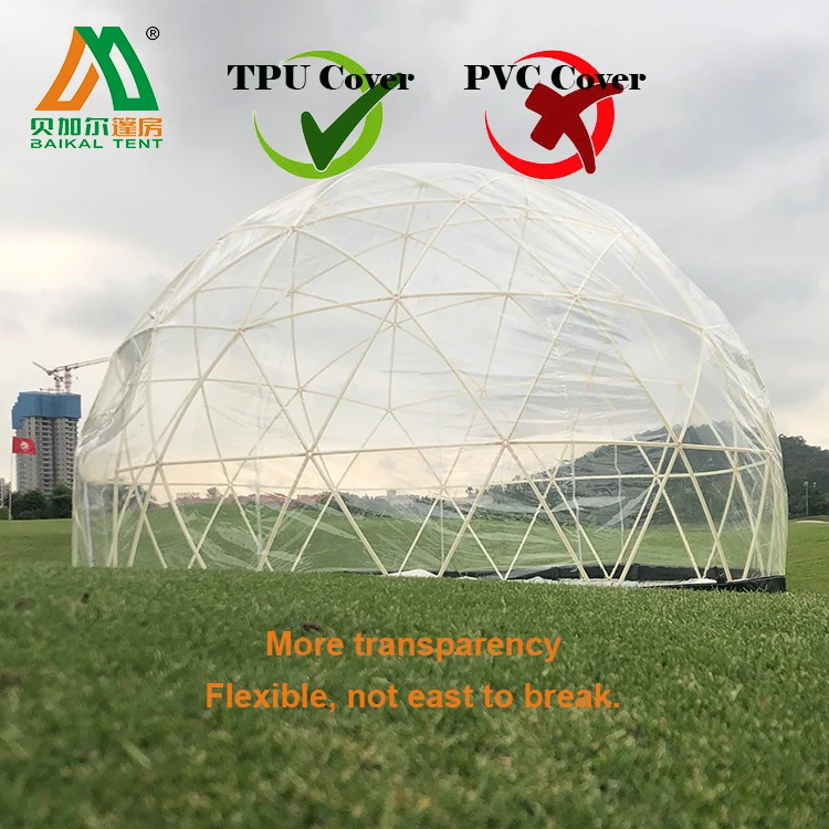 Luxury outdoor transparent hotel plastic clear dome garden igloo tent.jpg
