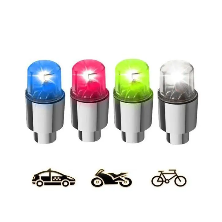 2/4 Pcs Car Wheel Led Light Tire Led Wheels Light Cars With Colorful Motorcycle Wheel Sensation Lights Car