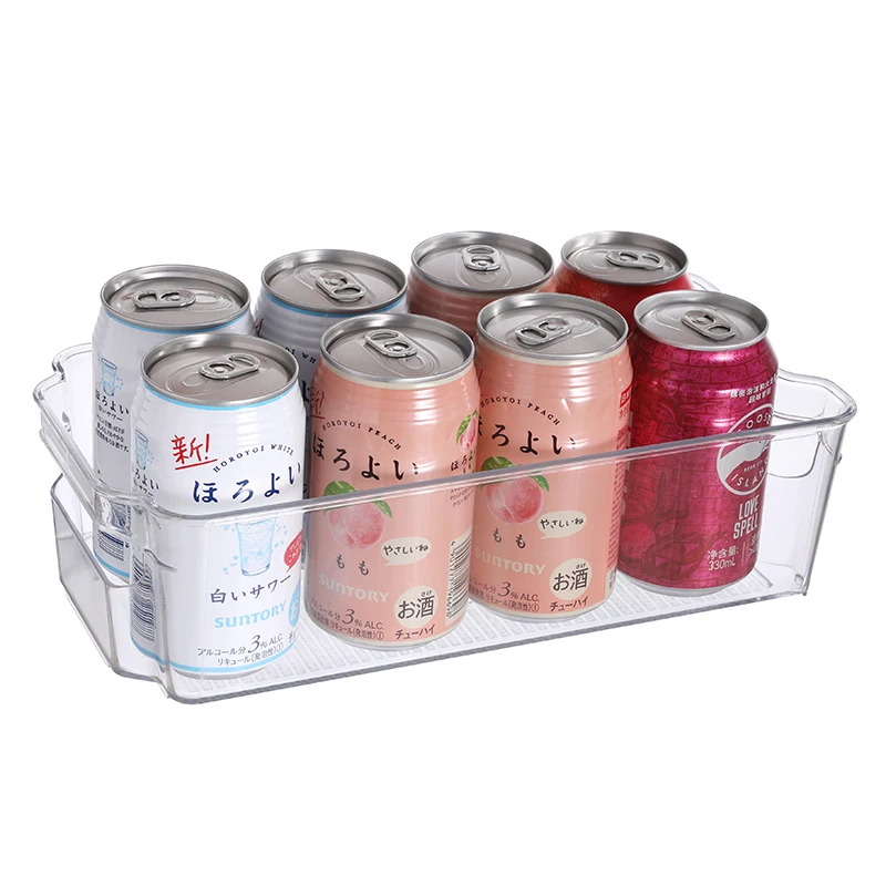 Fridge Organizers and Storage Clear Bins, Kitchen Storage Bins for Pantry, Cabinet Refrigerator Organizer Bins
