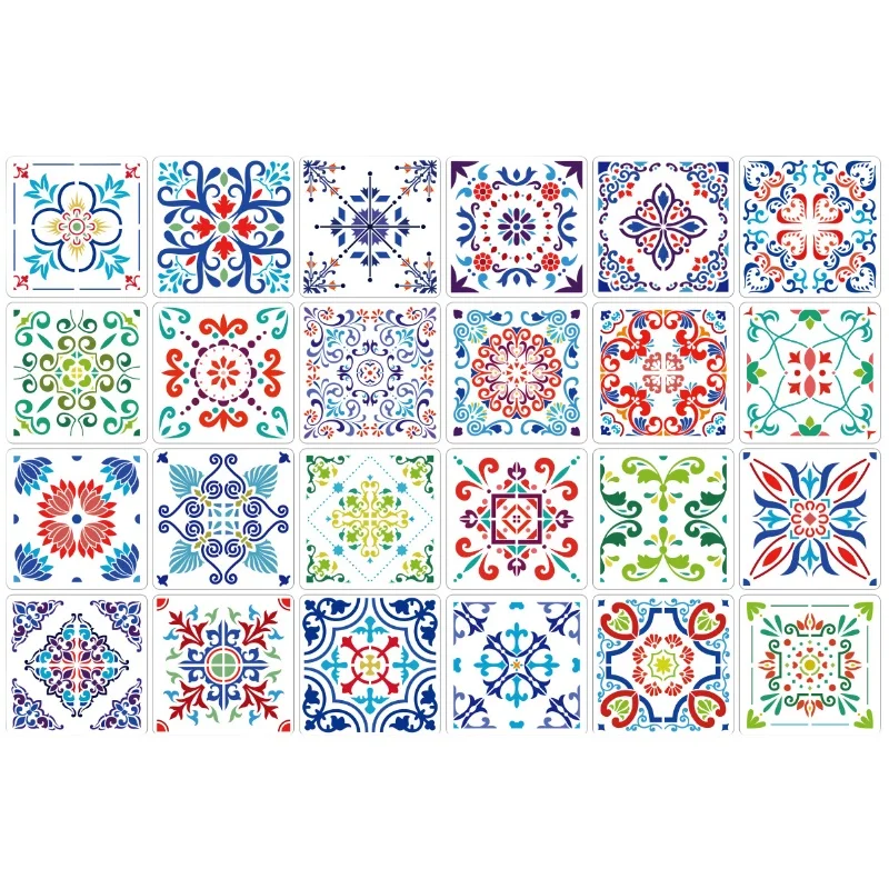 Пластиковые трафареты с декоративным рисунком, для творчества и творчества, на заказ, декоративные трафареты для рисования стен