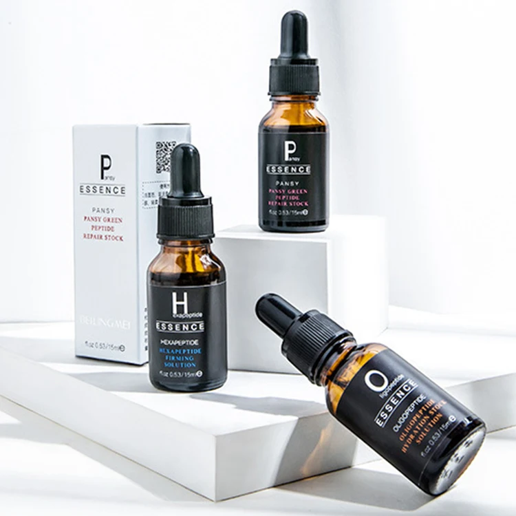 Top Sale Private Label Hexapeptide Facial Skin Care Propylene Glycol Serum Repairing Skin Firming Moisturizing Face Serum
