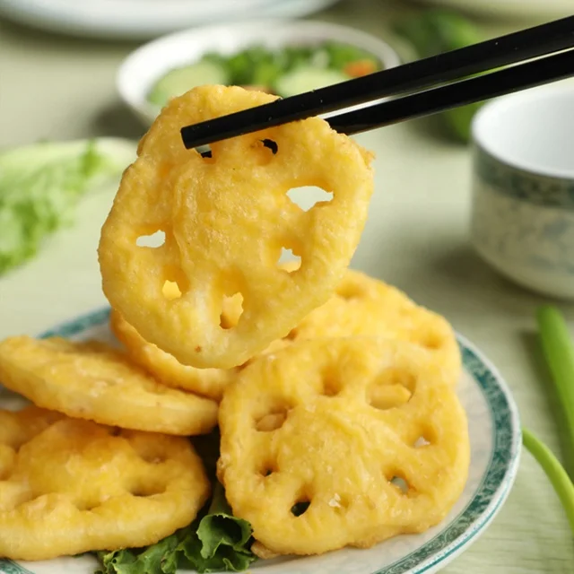 Vacuum Fried Tempura Lotus Root Chips Healthy Foods