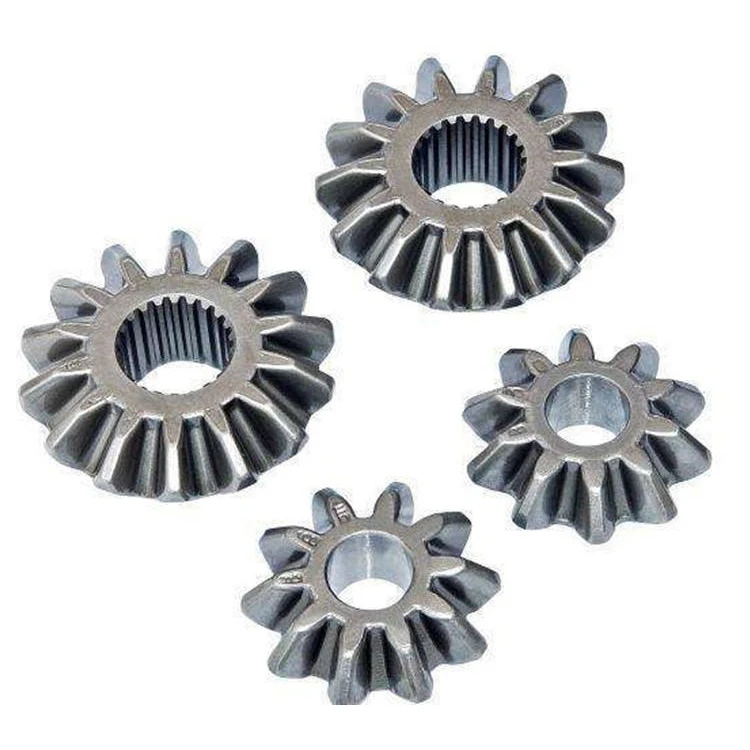 Forged 14T 15T 16 Teeth Lawn Field Mower Arc Pinion Hypoid Wheel Spiral Bevel Gear