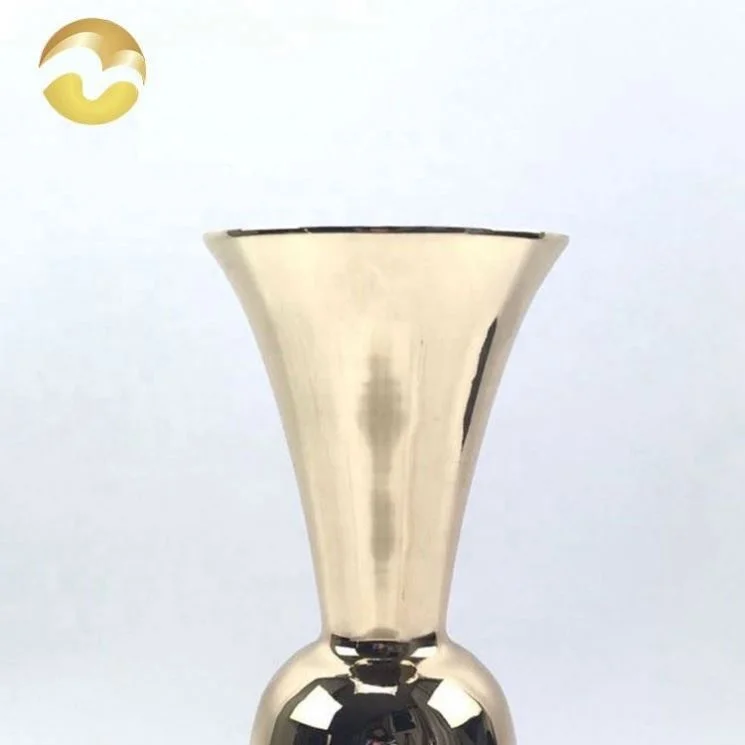 
Luxury style french gold oem wrought iron vase 