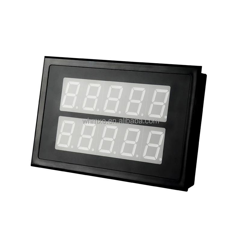 Customizable Programmable Two Line Modbus 7 Segment LED Digit Display Screen