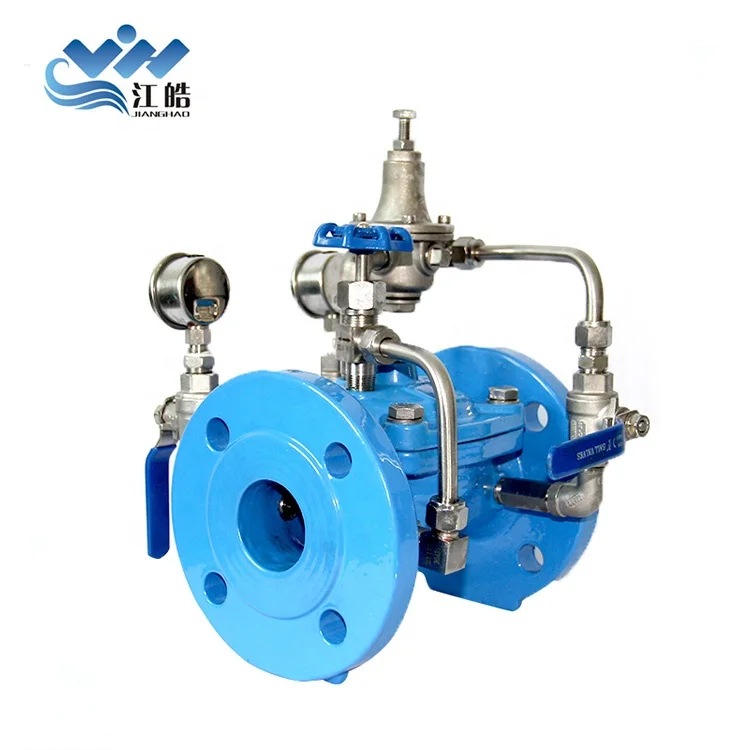 Ductile iron Remote sluice water gate valve hydraulic automatic float valve hydraulic water ball float control valves