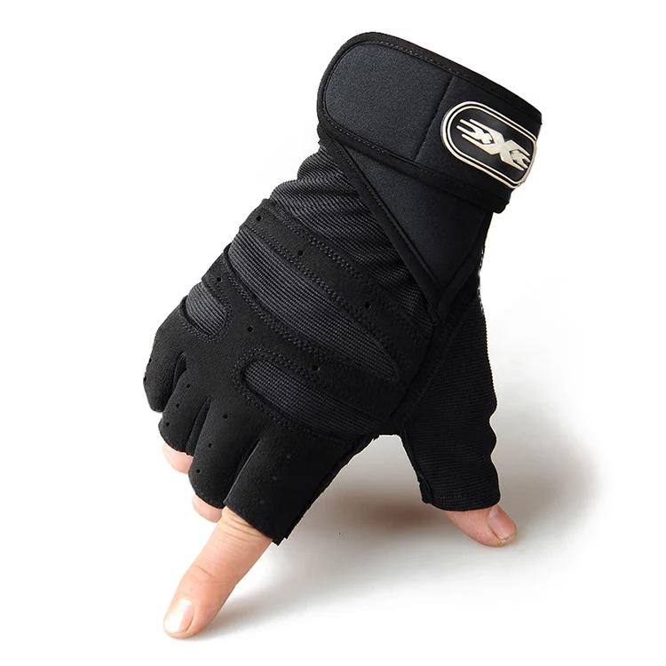 Fitness training gloves weight lifting gloves sport gym half-finger gloves