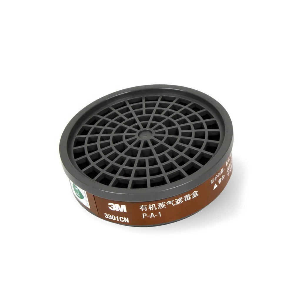 3M 3301Filter Cartridge for Organic Gas Painting Spraying Filter used with 3M 3200 respirator