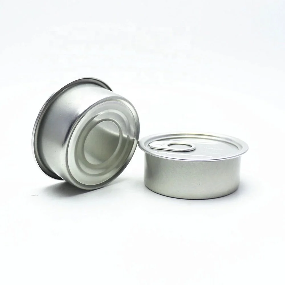 
EOE 100ml food grade safe tin can pull ring pop top cover easy pull door easy open lid 