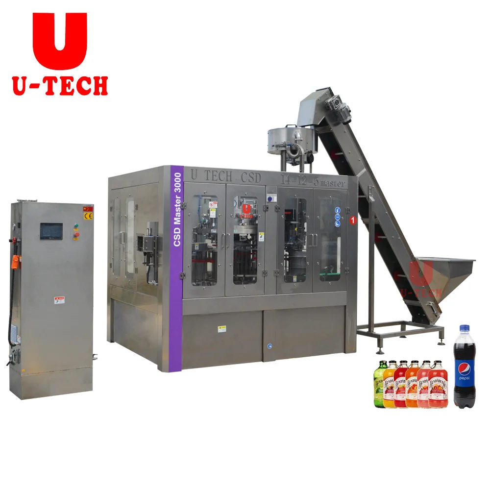 Factory price carbonated soft drinking water filling machine sparkling juice bottling machine