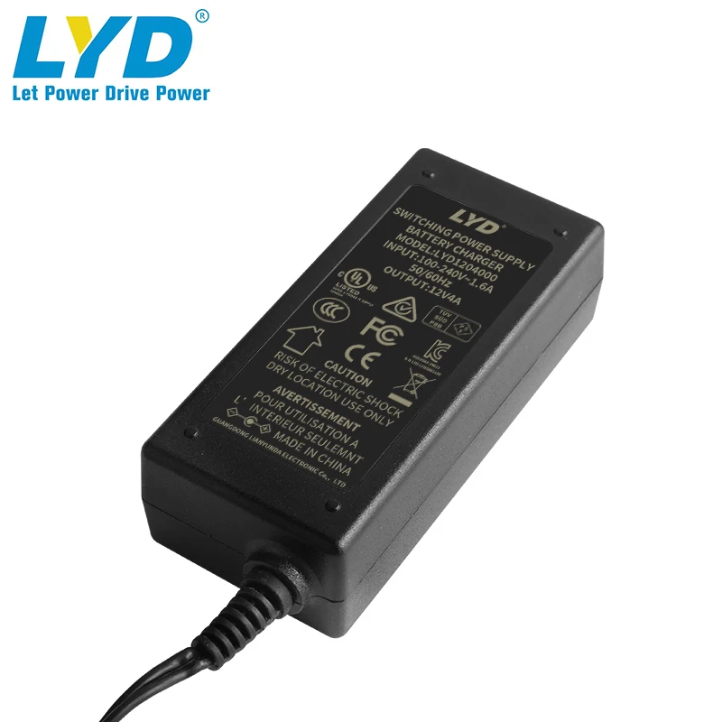 Desktop laptop supply 48w 12v 4a power adapter