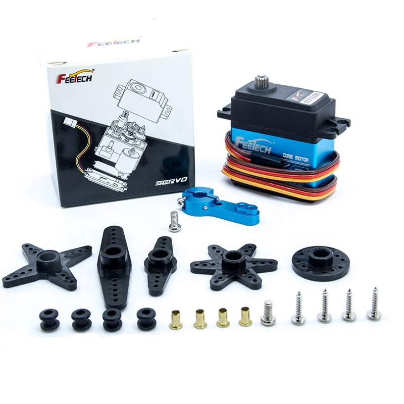 High Torque DS3235SG 35KG Blue Coreless Motor Waterproof Digital Servo Stainless Steel Gear Robotics RC Car Toys-PC Material