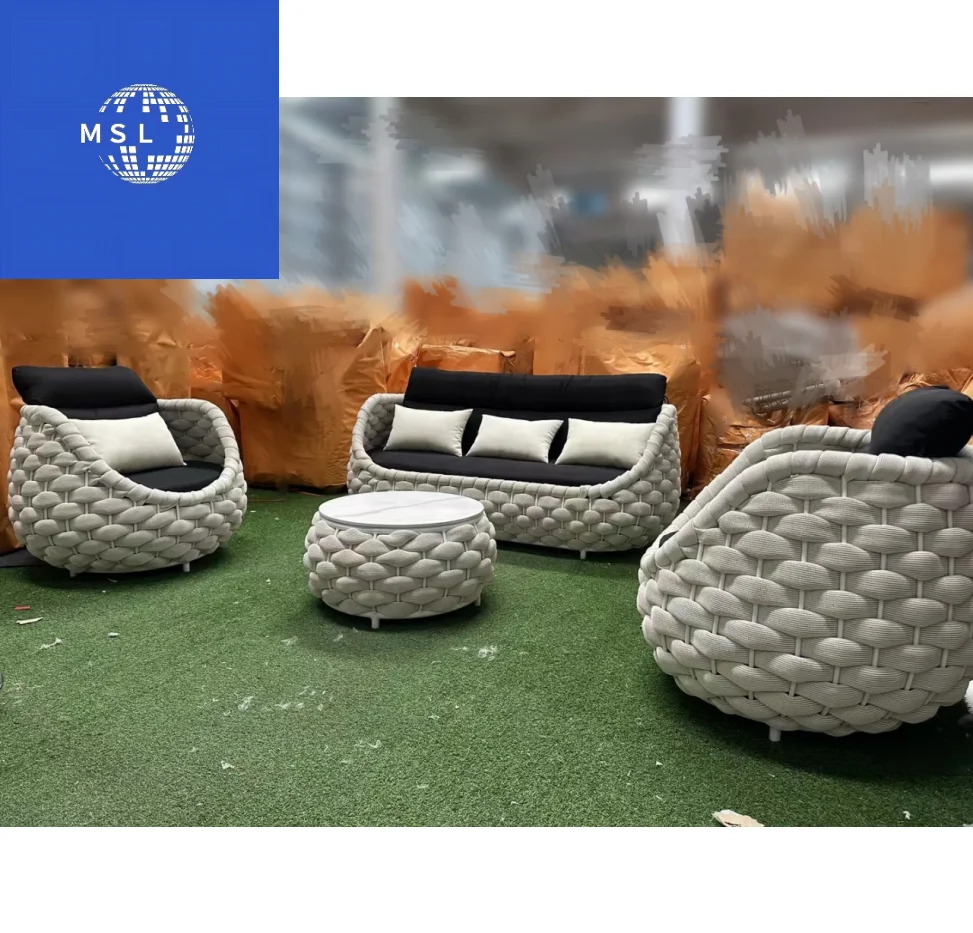 Распродажа, уличный диван, комплект из 4 предметов, чистый ручной тэслин, диван из алюминиевого сплава, каркас, садовая мебель, предпочтительный трехместный диван 1,8 м