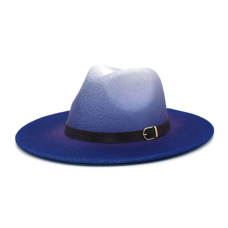 Fedora Hat For Women Men Unisex For Church Jazz Cap INS Classical Outdoor Cowboys Wool Felt Holiday Hat