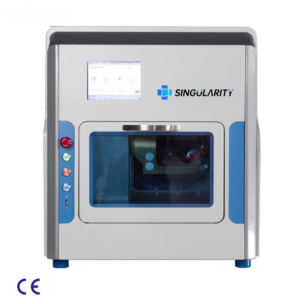 2023 New Dental CAD CAM Dental Milling Machine Hot Selling Dental Lab Milling Zirconia 5 Axis Wooden Case CE Dental Equipment