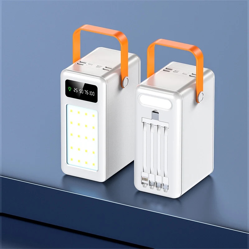 Factory Direct Supply Car Charge Portable Power Station Mobile Phones Power Bank With Strong Led For Mobile Phone