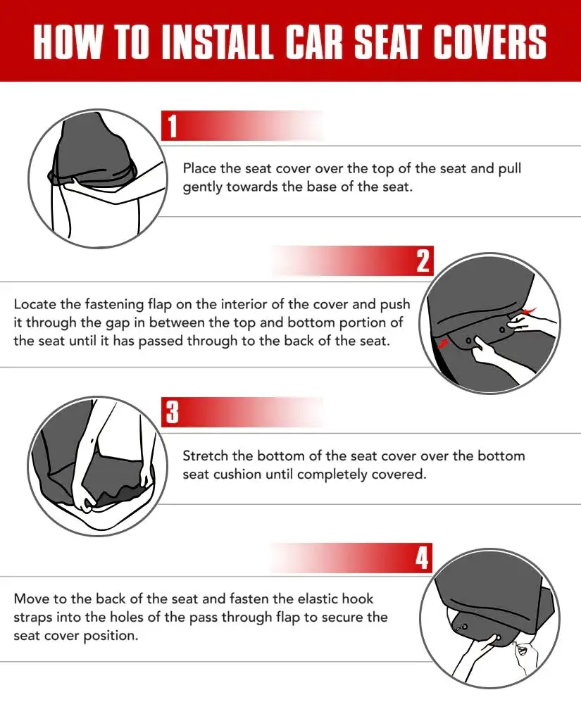 Custom Car Seat Covers Custom Washable Car Protector Auto Accessories Seat Cover Full Printed