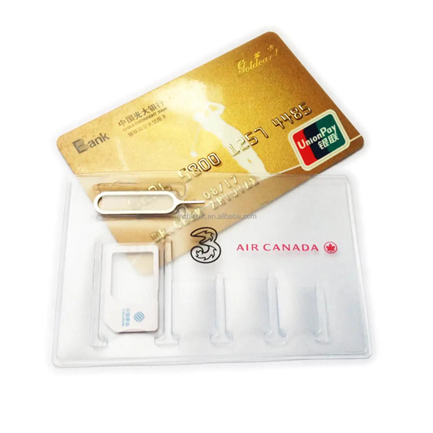 Various Types Of Sim Credit Card Holder Pvc Protective Memory Card Case Micro SD Credit Sleeve Business Card Holders